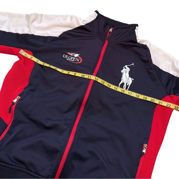 Vintage 2013 US Open RLX Ralph Lauren Jacket Women’s Size XL Blue Tennis - Picture 5 of 8